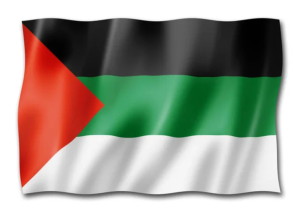 Bendera Etnis Hijaz Ilustrasi — Stok Foto