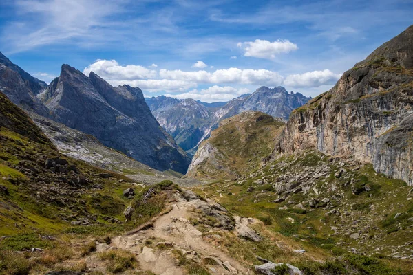 Horská Krajina Pralognan Vanoise Francouzské Alpy — Stock fotografie