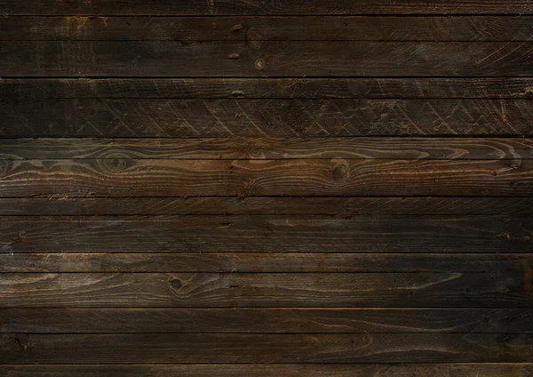 Dark Brown Wood Texture Background Horizontal Wallpaper — Stock Photo, Image