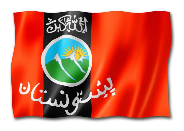 Pashtuns Bandiera Etnica Afghanistan Pakistan Illustrazione — Foto Stock
