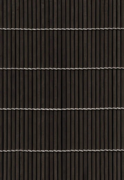 Чорно Азіатська Текстура Бамбукових Мат Вертикальний Фоновий Шпалери — стокове фото