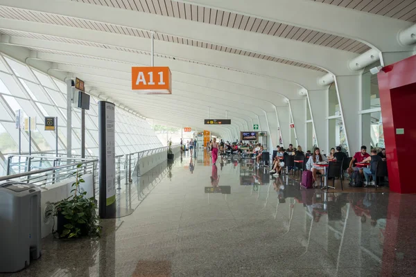 Bilbao Spain July 2022 City Airport Terminal — Stock Photo, Image