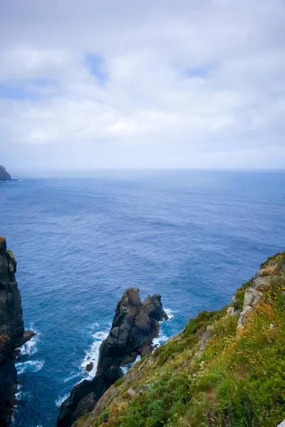Kap Ortegal Klippor Och Atlantisk Havsutsikt Galicien Spanien — Stockfoto
