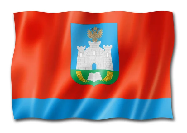 Stato Oryol Oblast Bandiera Russia Sventola Bandiera Raccolta Illustrazione — Foto Stock