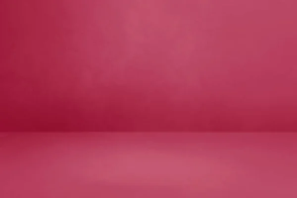 Magenta Różowy Beton Tło Wewnętrzne Pusta Scena Szablonu Makieta Pozioma — Zdjęcie stockowe