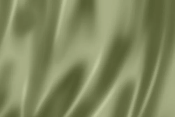 Khaki green satin, silk, texture background. Closeup fabric wallpaper