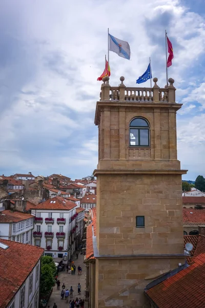 Santiago Compostela Ισπανία Ιουλίου 2022 Θέα Στην Πόλη Από Τον — Φωτογραφία Αρχείου