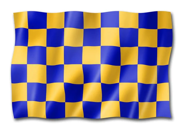 Bandeira Condado Surrey Reino Unido Acenando Coleção Banners Ilustração — Fotografia de Stock