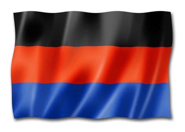 Kelet Fríz Etnikai Zászló Németország Illusztráció — Stock Fotó