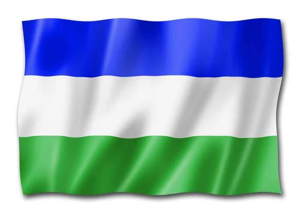 Flaga Etniczna Ladinii Włochy Ilustracja — Zdjęcie stockowe