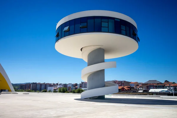 Aviles Spanya Temmuz 2022 Oscar Niemeyer Uluslararası Kültür Merkezi — Stok fotoğraf