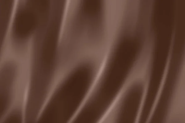 Chocolate Brown Satin Silk Texture Background Closeup Fabric Wallpaper — Stock Photo, Image