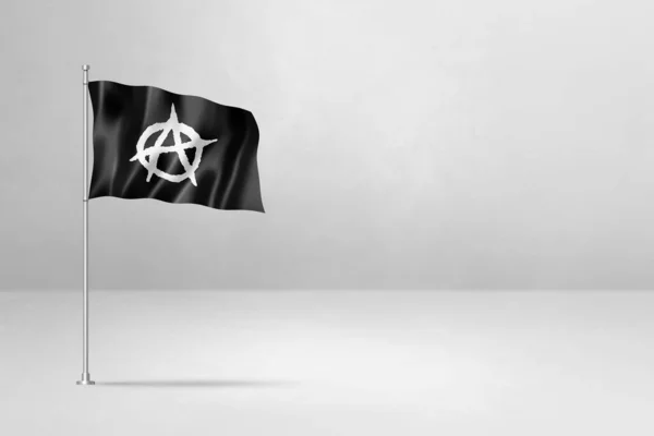 Anarchy Flag Illustration Isolated White — Foto Stock