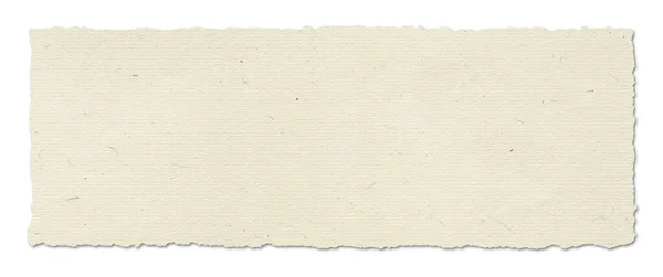 Gerecycled Wit Papier Textuur Achtergrond Vintage Banner Behang Geïsoleerd Wit — Stockfoto