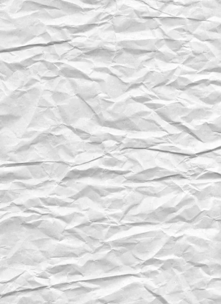白いしわのある紙の質感の背景 ヴィンテージ壁紙 — ストック写真