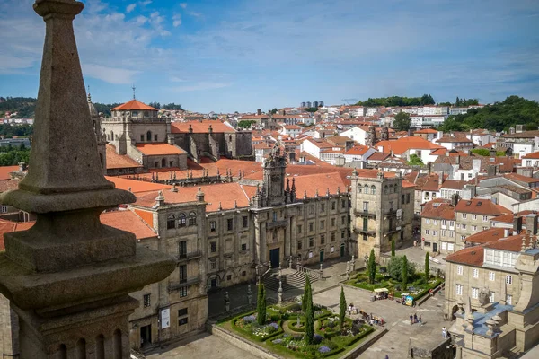 Santiago Compostela Vista Desde Catedral Galicia España —  Fotos de Stock