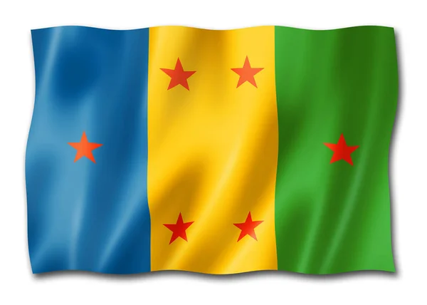 Ethnische Flagge Der Ogoni Afrika Illustration — Stockfoto