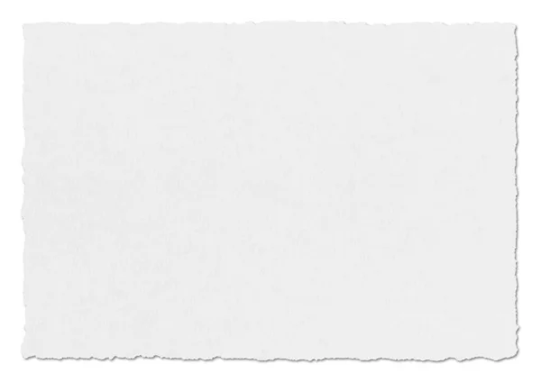 Saubere Weiße Papiertextur Horizontale Hintergrundtapete Isoliert Auf Weiß — Stockfoto