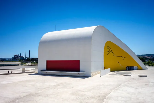 Aviles Spanya Temmuz 2022 Oscar Niemeyer Uluslararası Kültür Merkezi — Stok fotoğraf