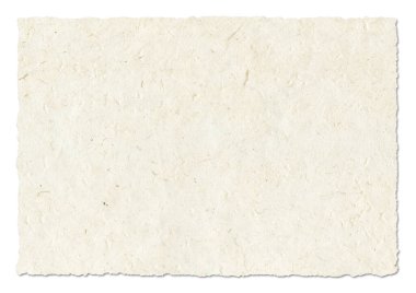 Doğal nepal geri dönüşümlü kağıt dokusu. Arka plan duvar kâğıdı. Beyazda izole edilmiş