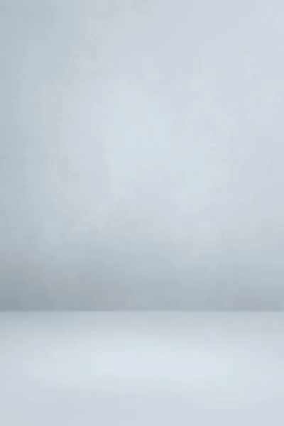 Світло Сірий Бетонний Внутрішній Фон Порожня Сцена Шаблону Вертикальний Макет — стокове фото