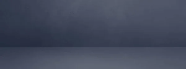 Темно Серый Бетонный Фон Пустой Шаблон Сцены Горизонтальный Макет — стоковое фото