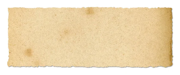 Старый Пергаментный Бумажный Текстурный Фон Горизонтальные Винтажные Обои Изолированные Белом — стоковое фото
