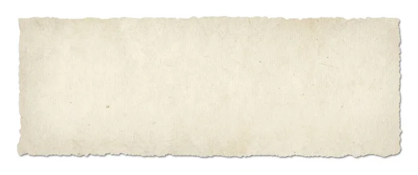 Oude Perkament Papier Textuur Achtergrond Horizontale Banner Vintage Behang Geïsoleerd — Stockfoto