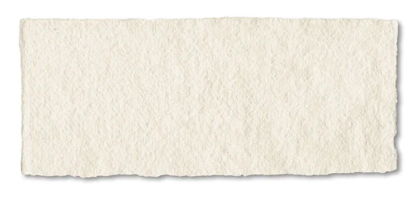 Natuurlijke Kunst Papier Textuur Perkament Achtergrond Banner Wallpaper Geïsoleerd Wit — Stockfoto