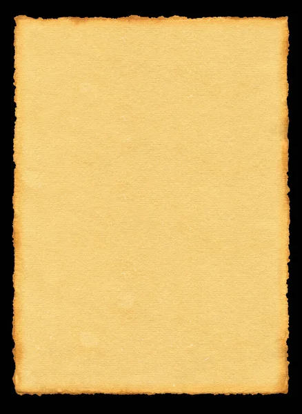 Παλιά Περγαμηνή Χαρτί Υφή Φόντο Βίντατζ Ταπετσαρία Απομονωμένα Μαύρο — Φωτογραφία Αρχείου