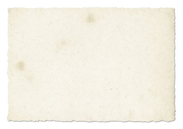Vecchio Sfondo Carta Pergamena Texture Carta Parati Vintage Isolato Bianco — Foto Stock
