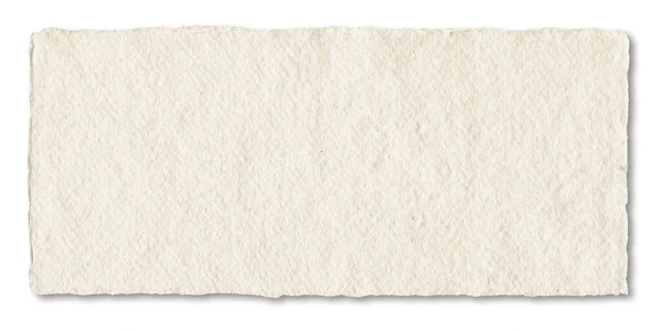 Natuurlijke Kunst Papier Textuur Perkament Achtergrond Banner Wallpaper Geïsoleerd Wit — Stockfoto