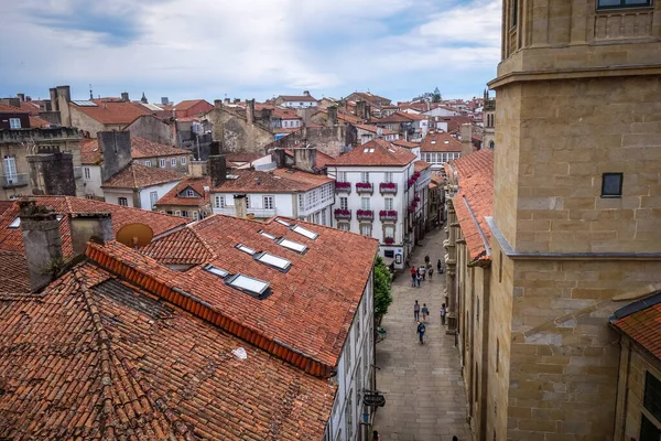 Santiago Compostela España Julio 2022 Vistas Ciudad Desde Catedral —  Fotos de Stock