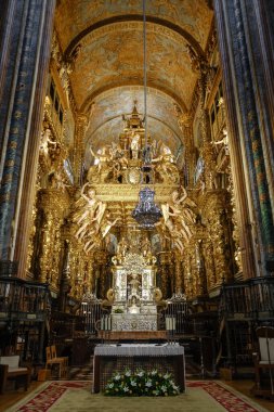 Santiago de Compostela Katedrali 'nde Altın Altar, Galiçya, İspanya