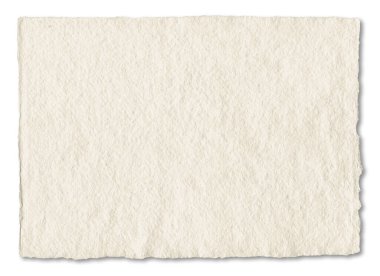 Doğal kağıt dokusu. Parşömen arka plan duvar kağıdı. Beyazda izole edilmiş