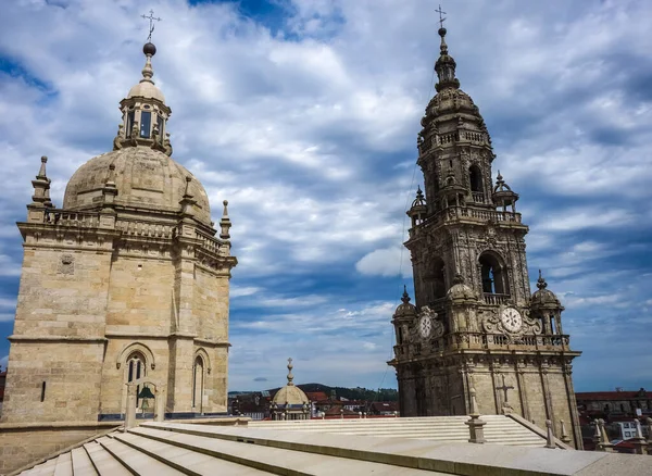 Santiago Compostela Cathedral Γαλικία Ισπανία Θέα Από Την Οροφή — Φωτογραφία Αρχείου