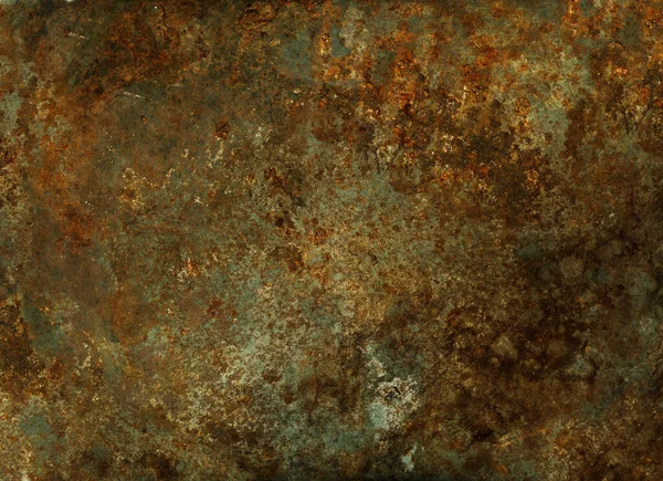 Old Rusty Metal Texture Grunge Background Industrial Wallpaper — Stock Photo, Image