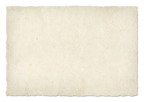 Gamla Pergament Papper Textur Bakgrund Vintage Tapet Isolerad Vitt — Stockfoto