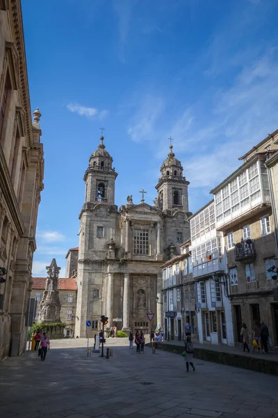 Santiago Compostela Ισπανία Ιουλίου 2022 Εκκλησία Του Αγίου Φραγκίσκου Και — Φωτογραφία Αρχείου