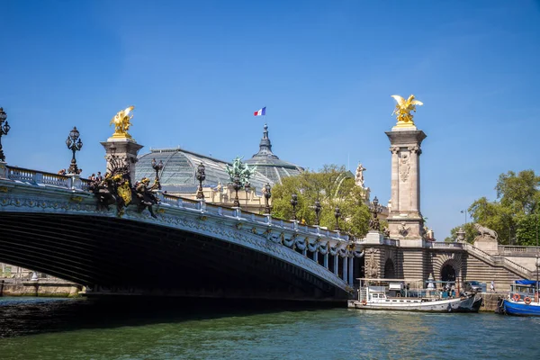 Paris França Maio 2023 Museu Grand Palais Pont Alexandre Iii — Fotografia de Stock