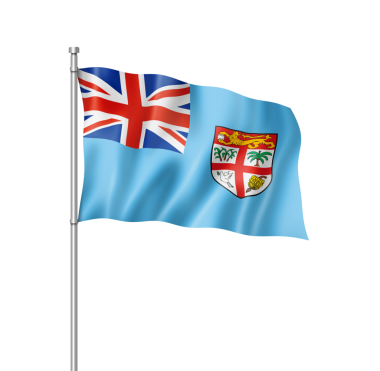 Beyaz Fiji bayrağı izole edildi