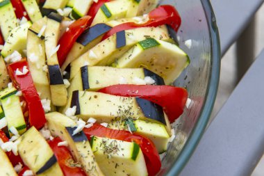 Ratouille için sebze, Fransa 'nın güneyinden bir yemek.