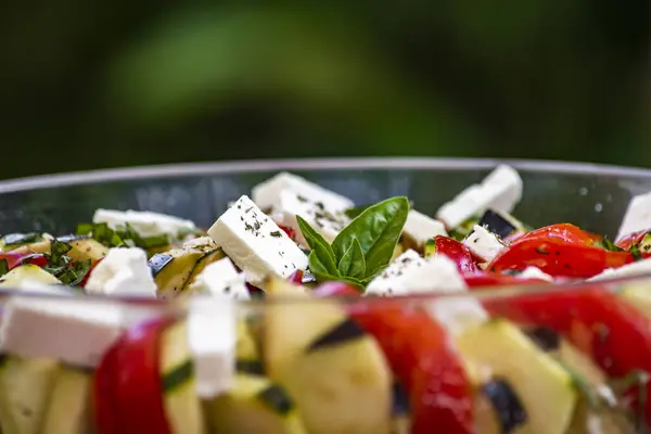 Çiğ sebze, Ratatouille pişirmek için, Güney Fransa 'dan bir yemek.