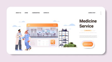 Erkek doktorlar üniformalı tıp görevlileriyle görüşürken mutlu işçi bayramı kutlamaları modern klinik iç mekan fotokopi uzay çizimi kavramını tartışıyorlar.