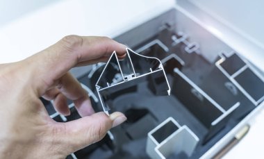 Pencere, kapı, banyo kutusu için alüminyum profilli el