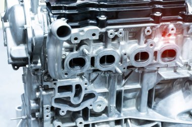 modern güçlü araba motoru bölümü