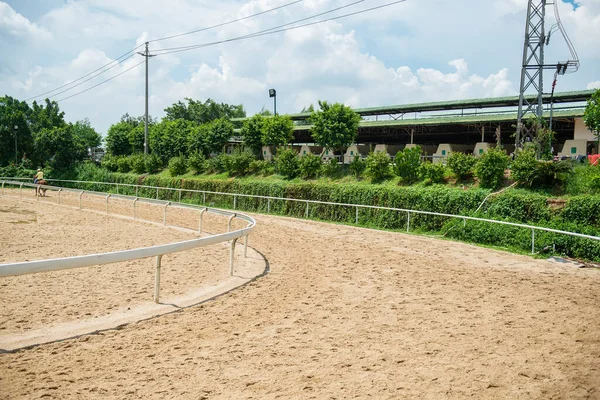 Acessórios Para Treinamentos Eventos Cavalos Centro Treinamento Equestre Rural — Fotografia de Stock