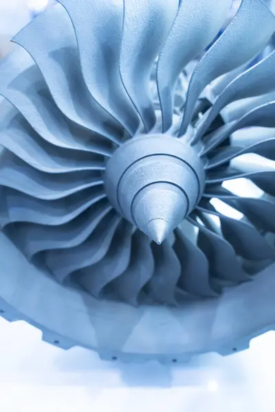 3D printer turbine engine printed model metal plastic