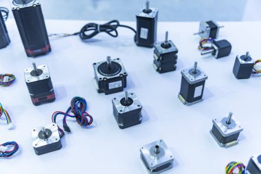 collection of Stepper motors for precise movement clipart