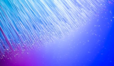 Optik fiber dinamik teknoloji arka planının derinliklerinden uçuyor.